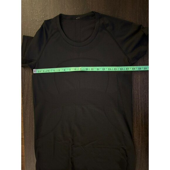 Lululemon Black Swiftly Tech Short Sleeve Shirt Size 12 - Picture 6 of 8
